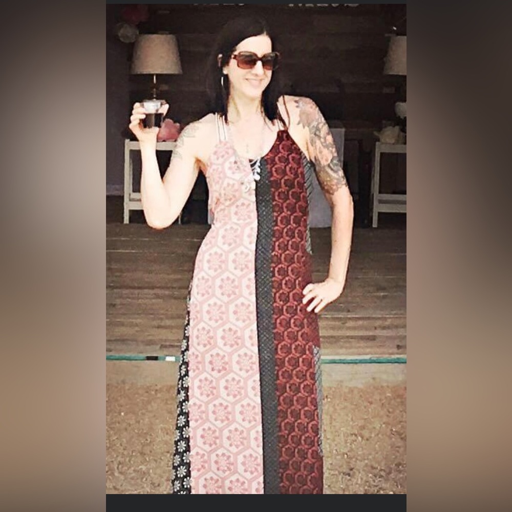 Patchwork Maxi Dress